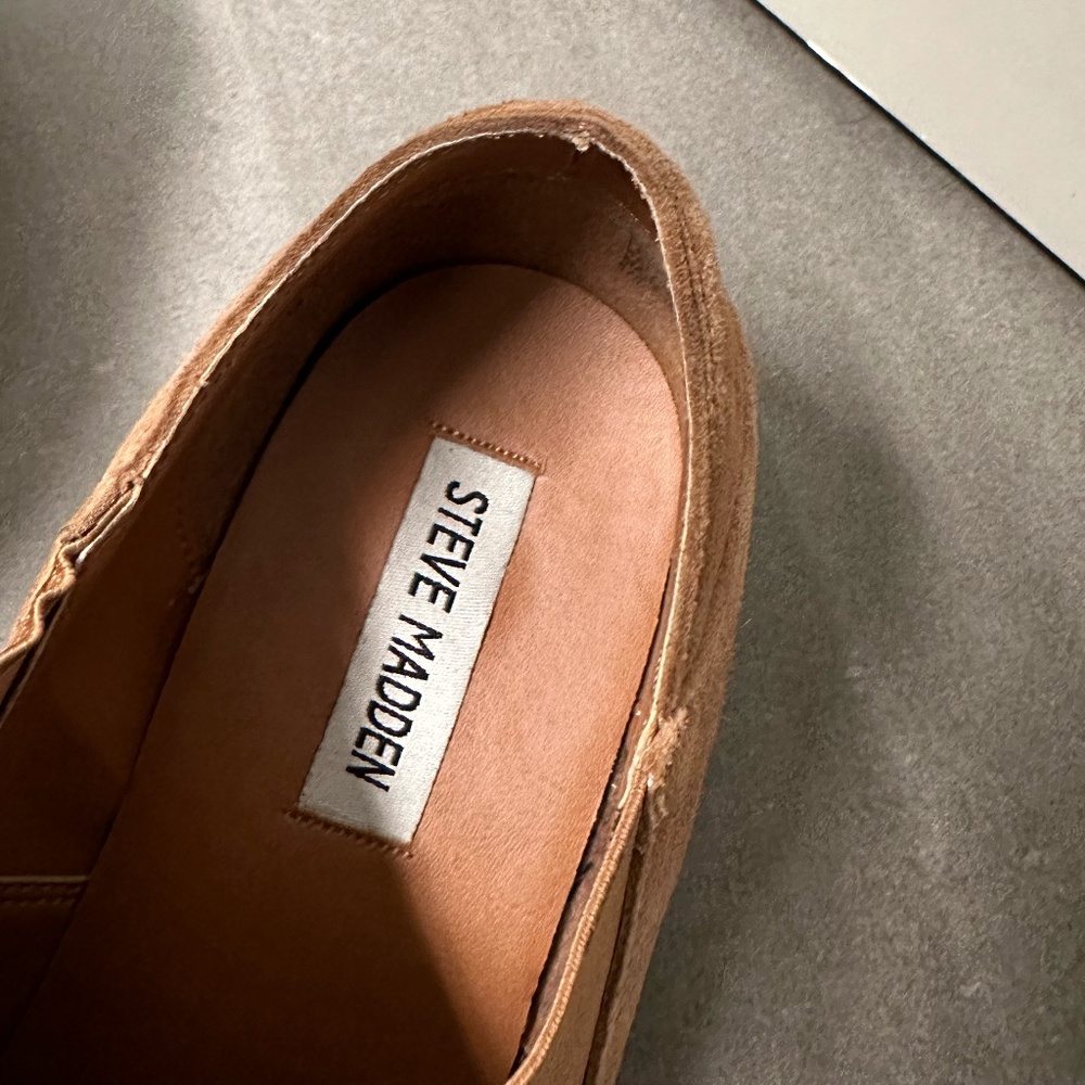 Steve Madden Leather Tan Booties - Picture 10 of 11